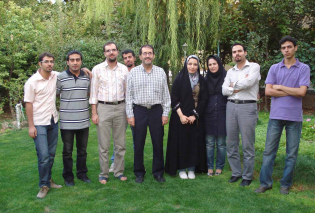 Lunch in Garden with Graduate Students